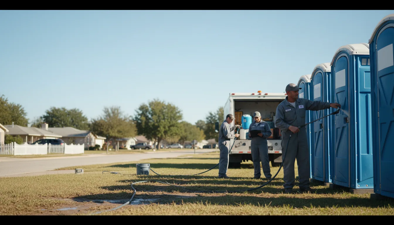 Long-Term Portable Toilet Rental in Edinburg, PA near me